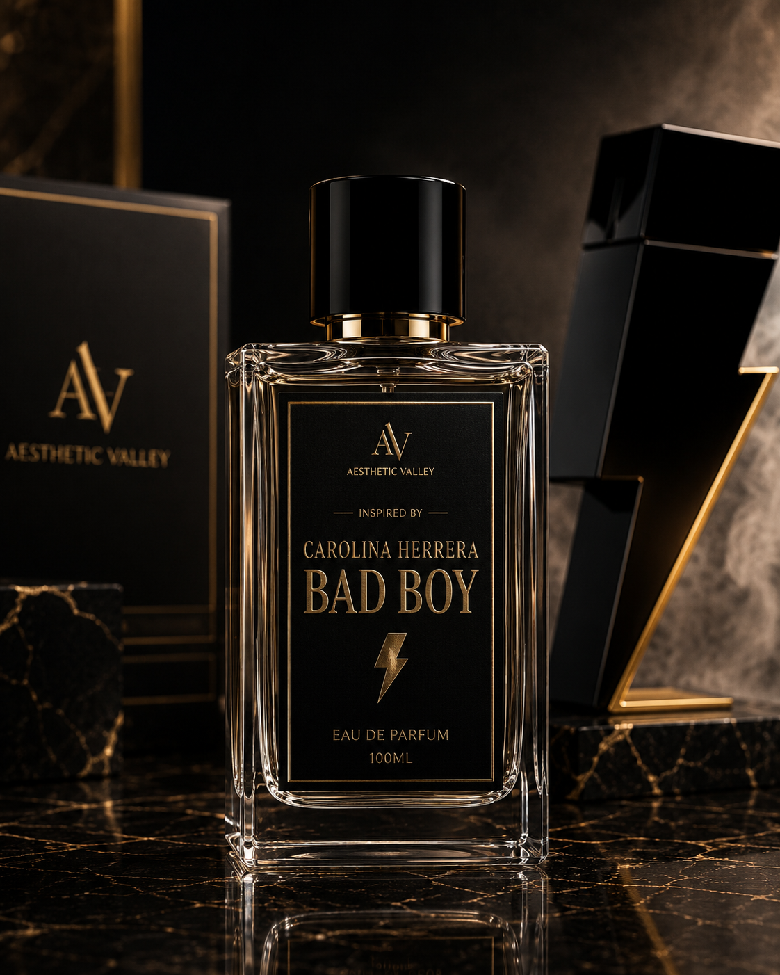 Élan Bad Boy – Luxury Eau de Parfum (100ml) | Inspired by Carolina Herrera Bad Boy